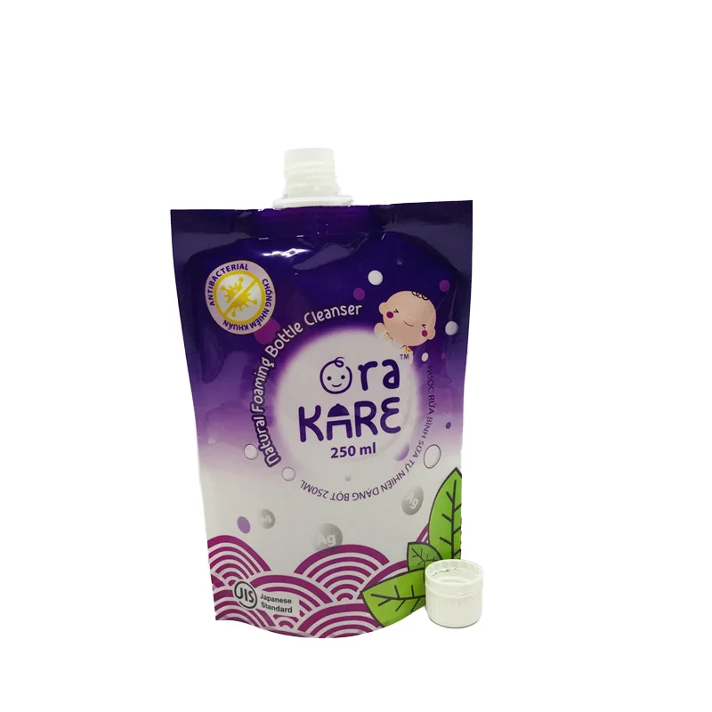 Kantong Stand-up Sekali Pakai Dengan Cerat Untuk Jus dan Minuman Minuman Khusus | JSHINEPACK 1