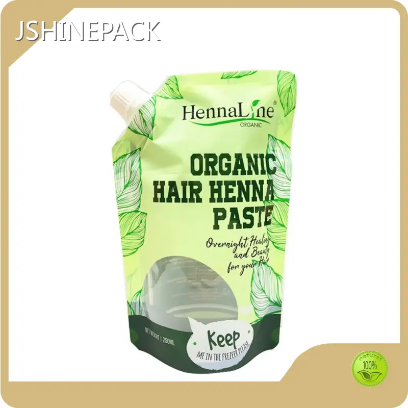 JSHINEPACK Spout Pouch Packaging Customized Thickness Spout Pouch Packagingbest Supplier 1