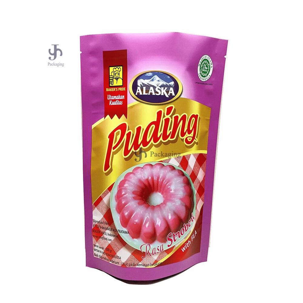 Custom Brand Aluminum Foil Stand Up Moisture Proof Food Packaging Bag 1