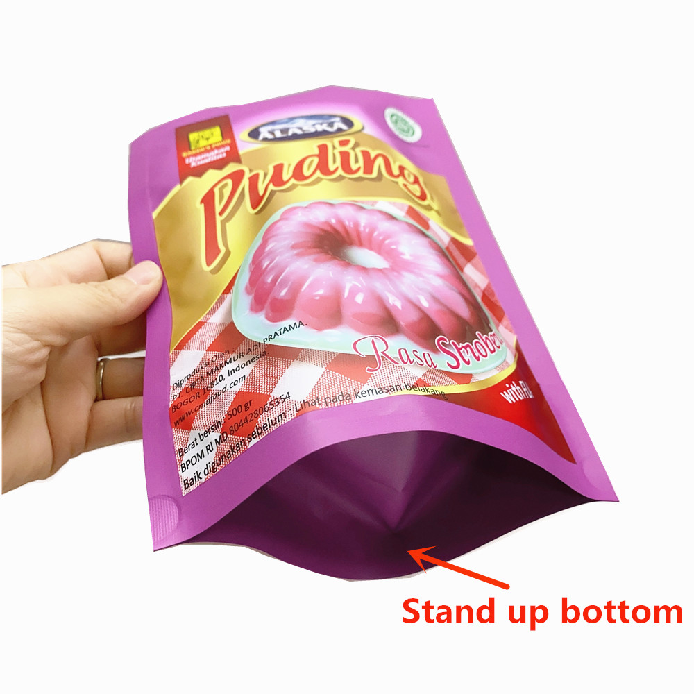 Custom Brand Aluminum Foil Stand Up Moisture Proof Food Packaging Bag 3