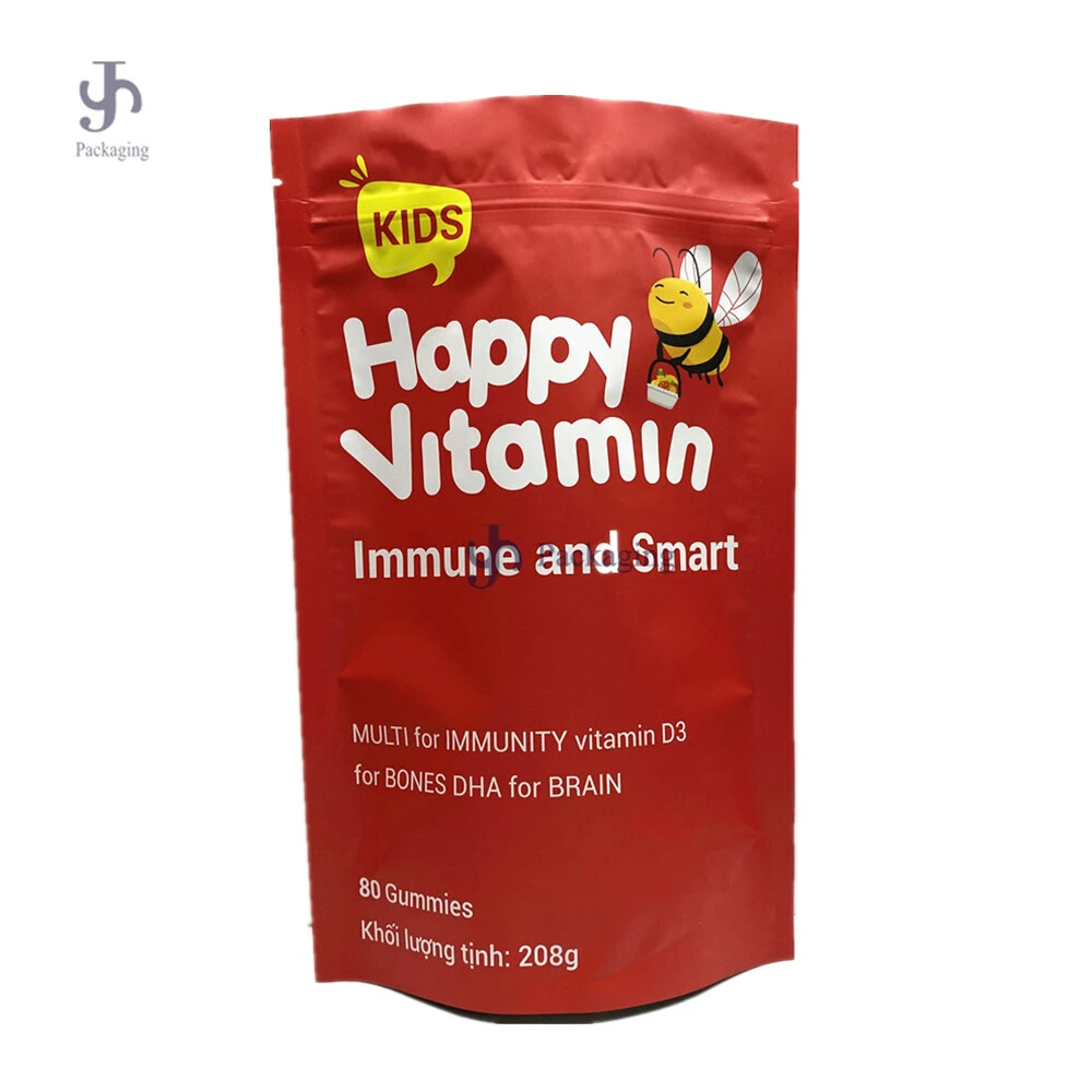 Customized Gravure Printing Plastic Stand Zipper Pouch Food Grade Packaging 1