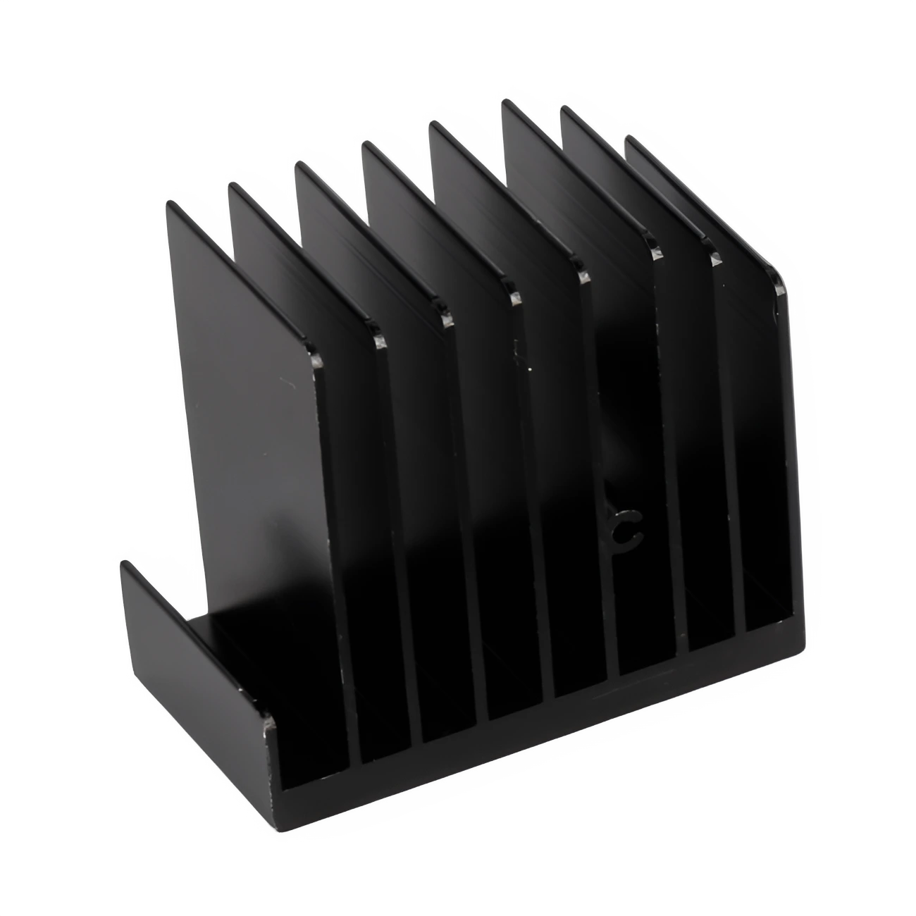 Aluminiumkühlkörper AL6063-T5 mit schwarzer Eloxierung 1
