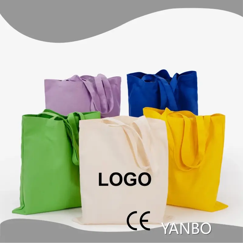 Yanbo Cotton Canvas Bag Custom Größe Akzeptiertes Baumwoll -Canvas -Bagwesesale 1