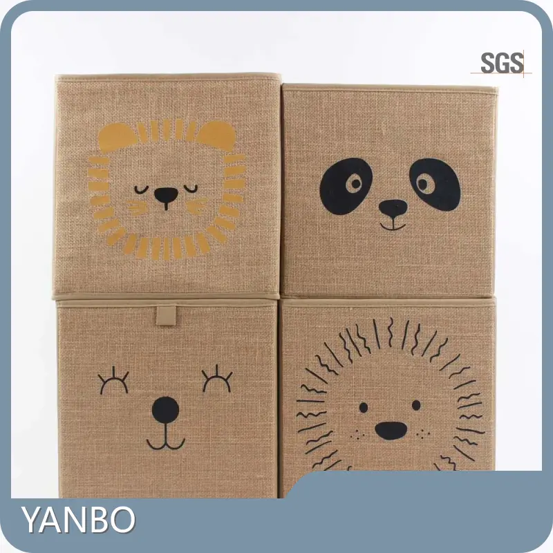 Fashionnon Woven Fabric Bags for Home Folding Foldable 1