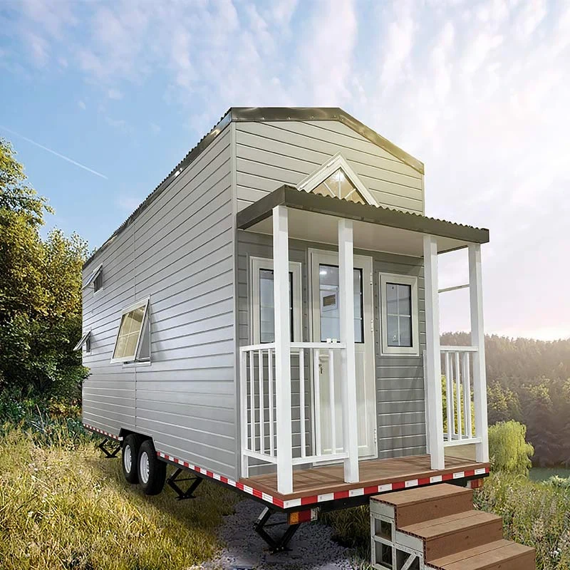 House Built On Trailer Frame 1