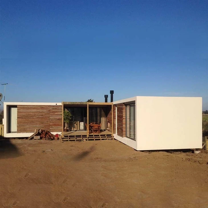 Casa de una sola planta con estructura de acero 1
