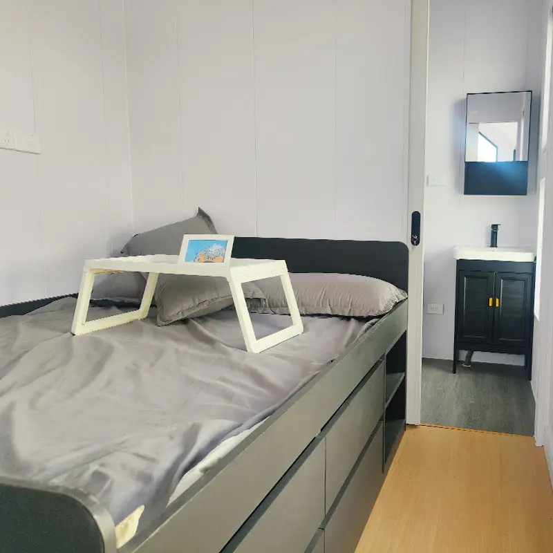 Small Modular Homes Dark Gray by DEEPBLUE SMARTHOUSE 8