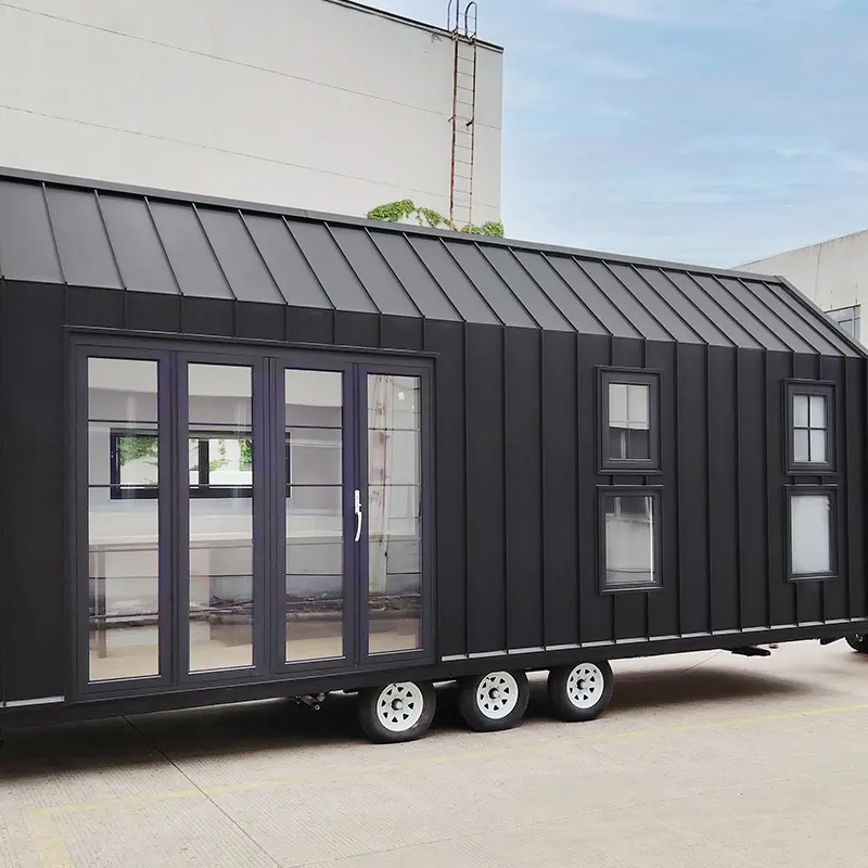 Small Modular Homes Dark Gray by DEEPBLUE SMARTHOUSE 5