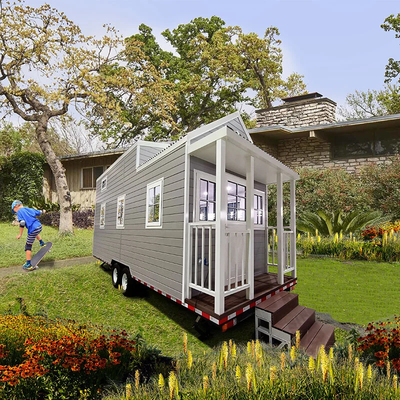 Building a Tiny House in The Netherlands towing house trailer 1