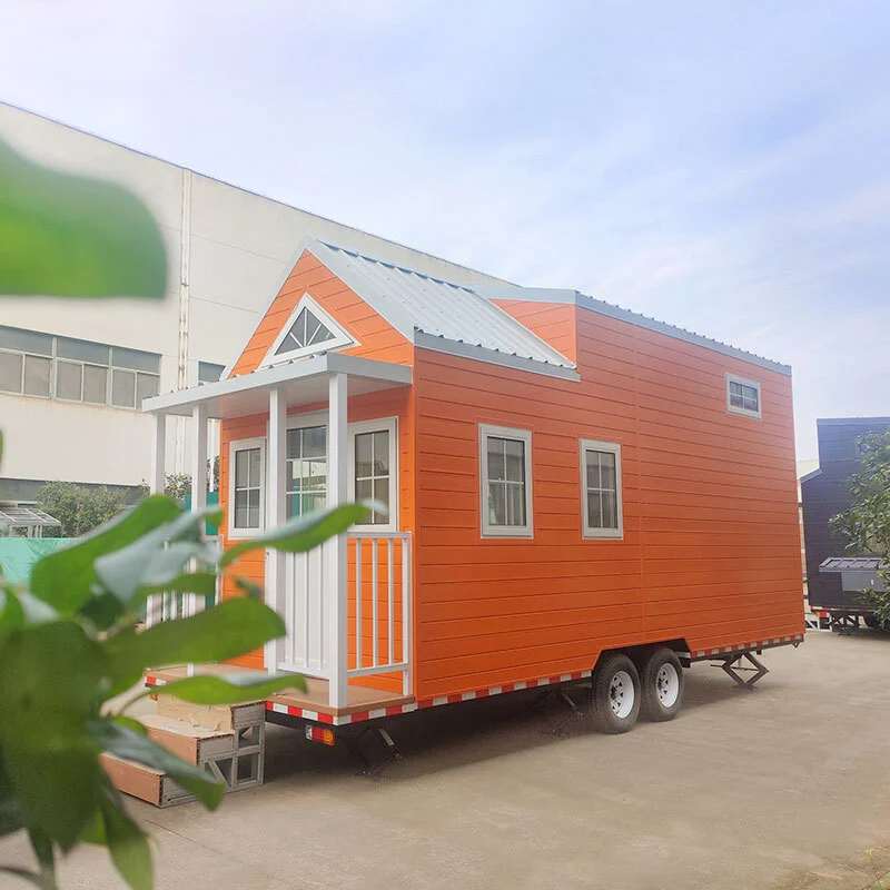 Optimized Tiny Home Design: Two-Story Modular Houses on Wheels 1