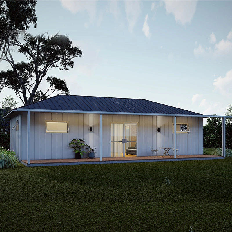 Casa prefabricada del chalet móvil aislado prefabricado plegable fácil de la abuela plana los 40ft los 20ft 1