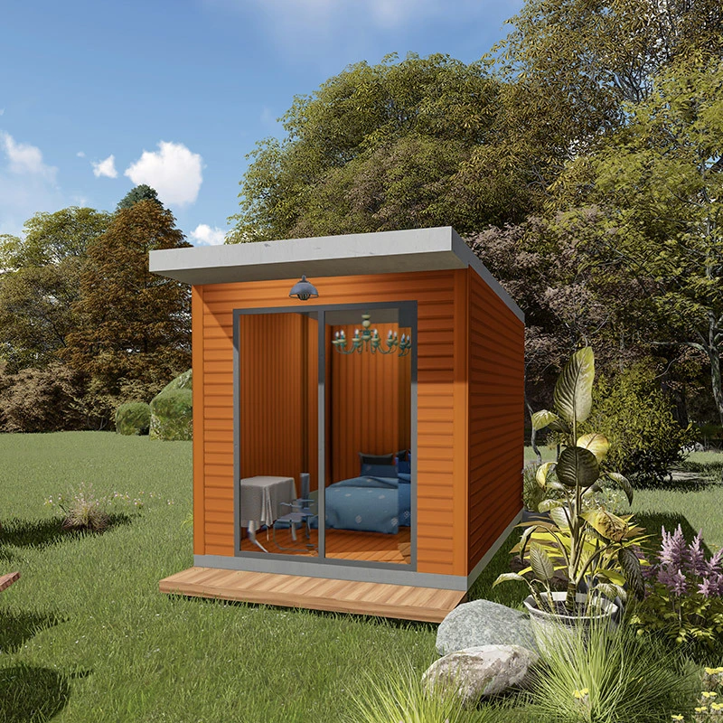 Garden Studio Flat Mobile tiny House Packaging Container coffee house 1