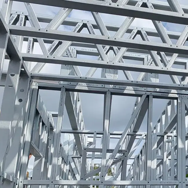 Prefabricated Homes for Sale Al-Mg-Mn Metal Cladding by DEEPBLUE SMARTHOUSE 3