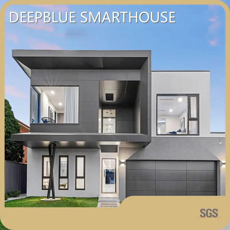 Prefabricated Homes for Sale Al-Mg-Mn Metal Cladding by DEEPBLUE SMARTHOUSE 1