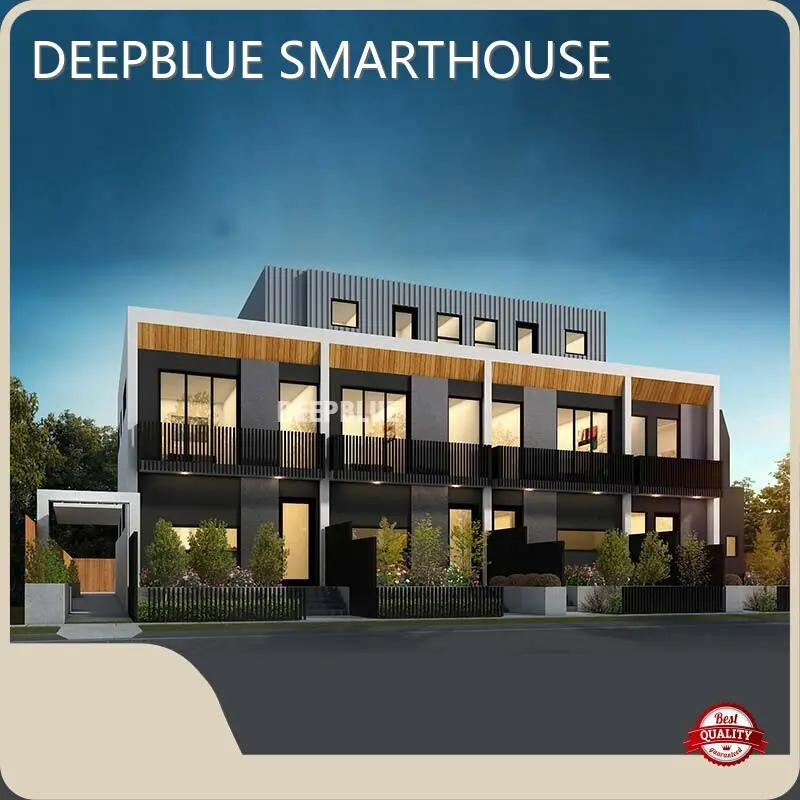 Prefab Houses Australian Standard Alu. Double Glass Windows by DEEPBLUE SMARTHOUSE 1