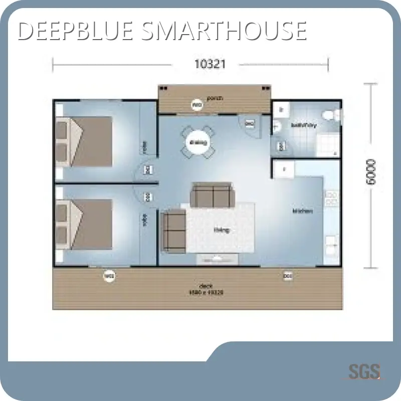 China Rapid Delivery for Modular Homes With Price - DEEPBLUE SMARTHOUSE 1