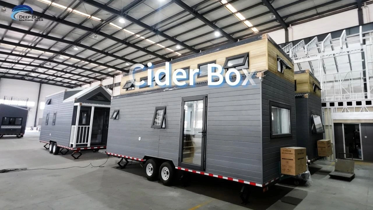 Prefab Tiny Home with Bathroom Modern Design Luxury Modern Glamping Trailer Houses 1