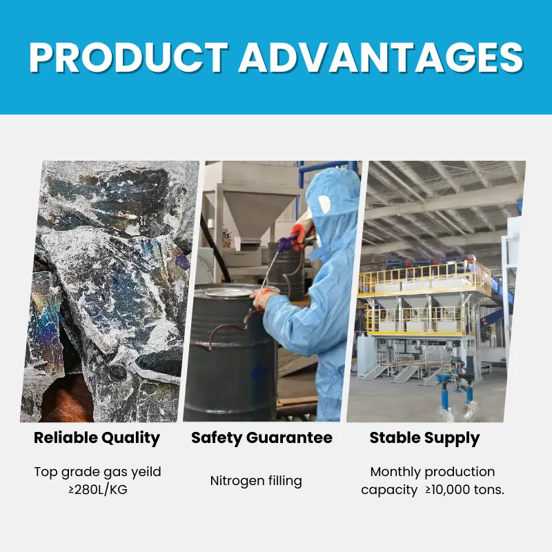 Bulk Production Pulverized Calcium Carbide Grey Or Black by TYWH 2
