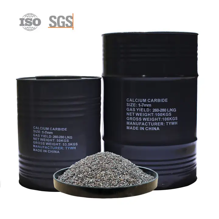 4-7mm 炭化カルシウム価格アセチレン石ガス収量 280L/Kg |タイホ