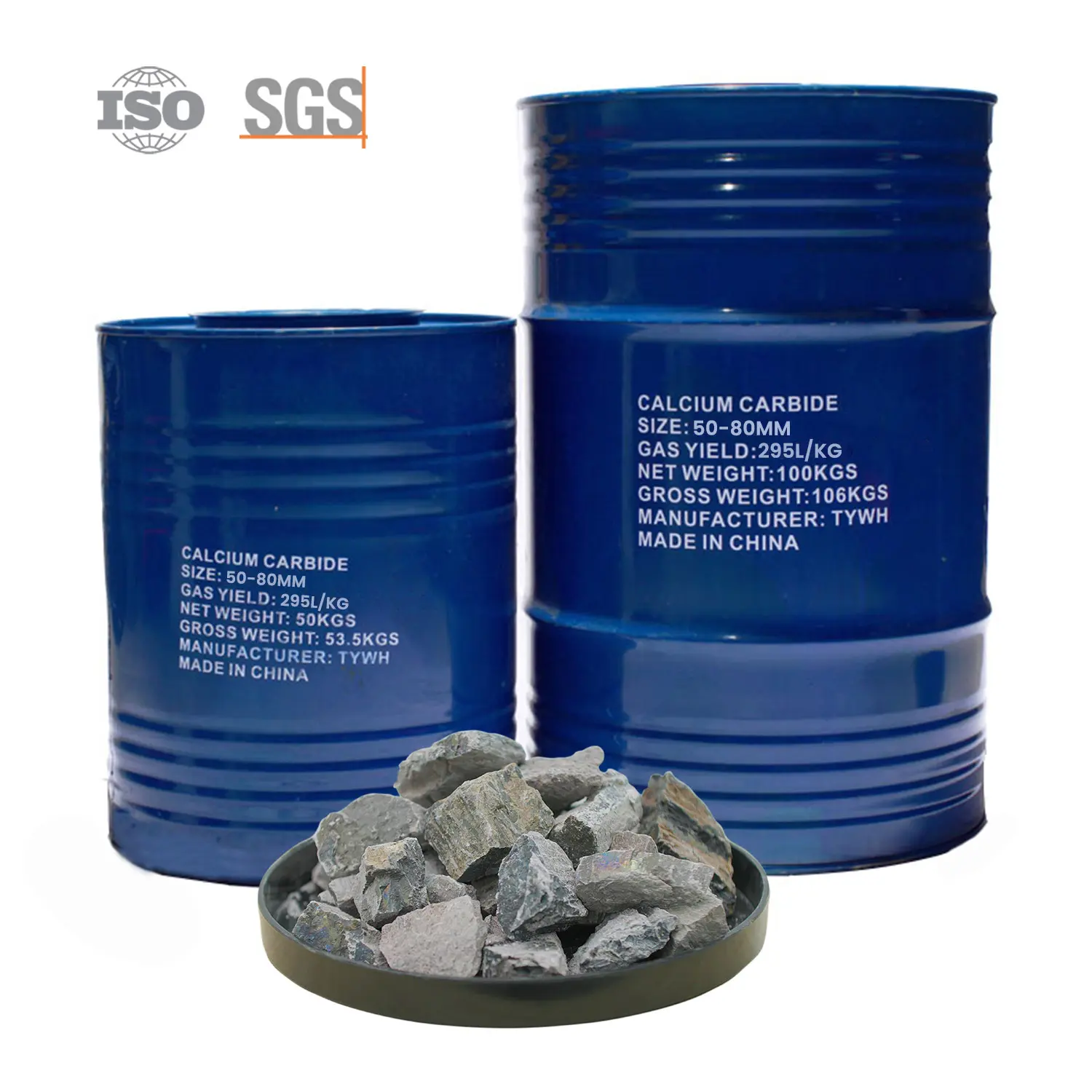 China Supply for Ethyne Preparation Using 50-80mm Calcium Carbide 1