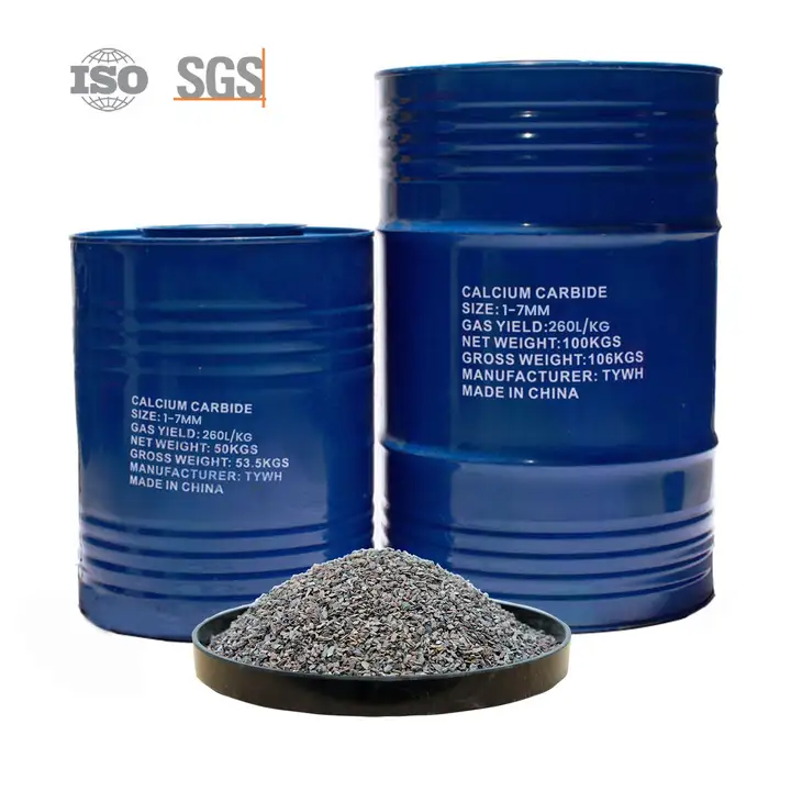 4-7mm 炭化カルシウム価格アセチレン石ガス収量 280L/Kg |タイホ