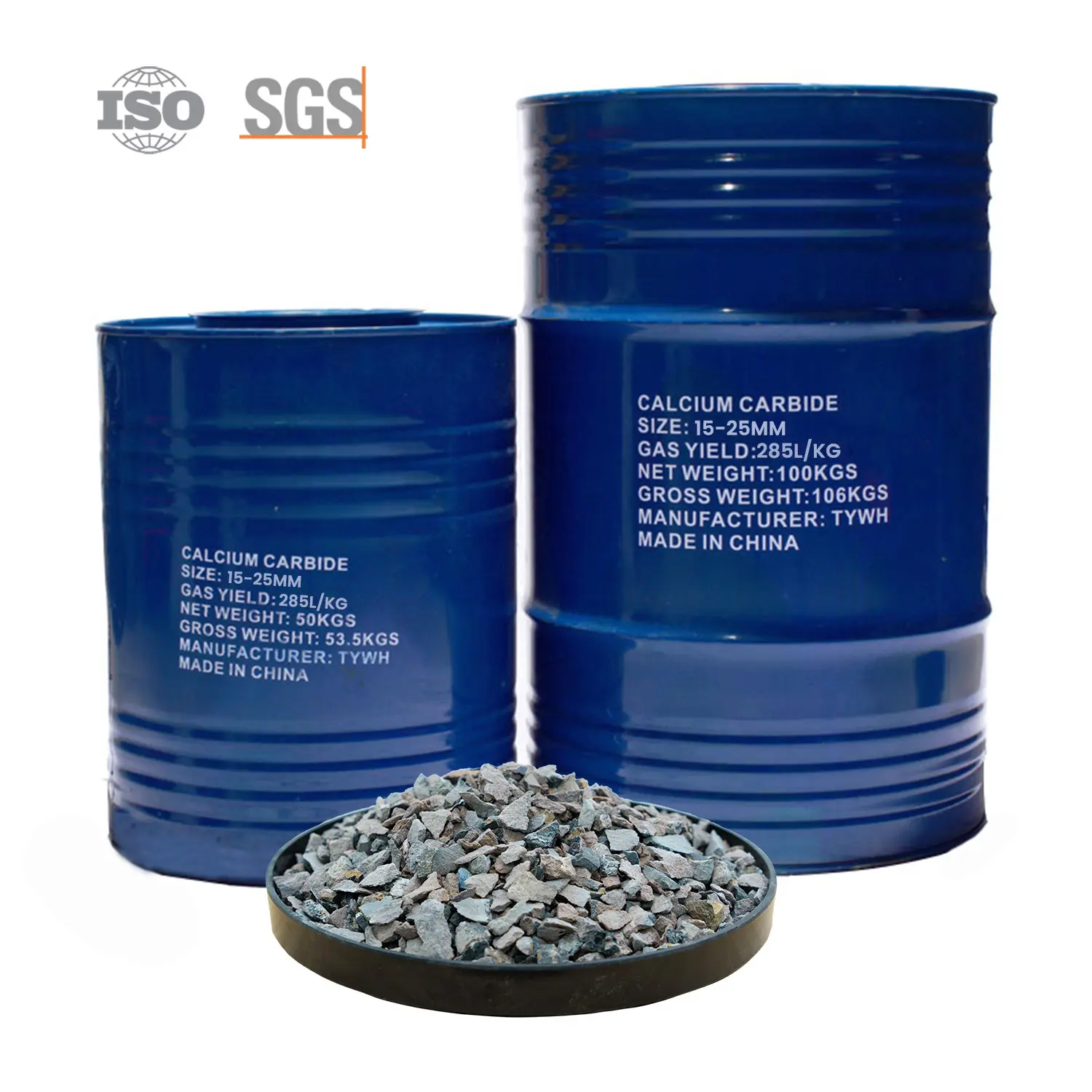 China Carbide LLC: Có sẵn để bán Canxi cacbua 15-25mm1 1