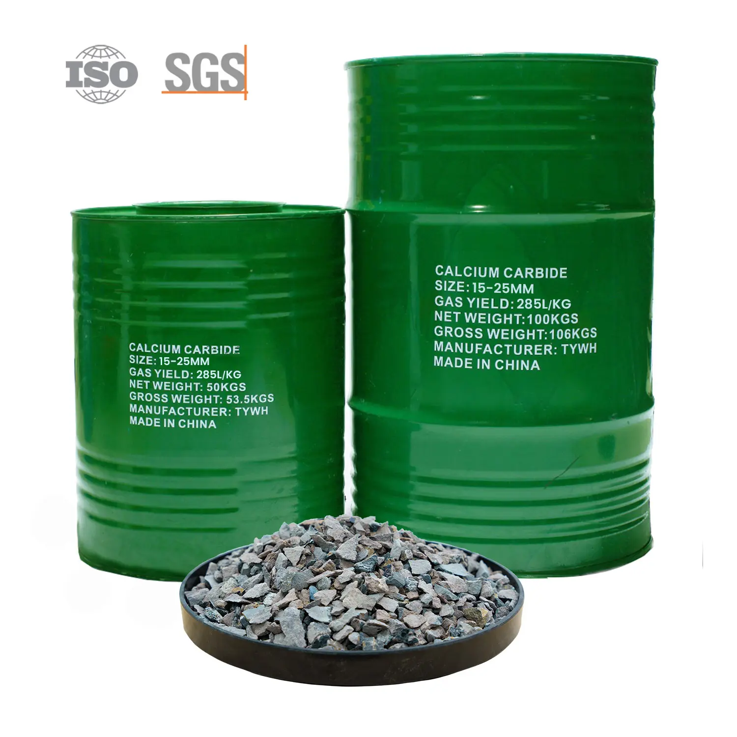China Carbide LLC: Carburo de calcio de 15-25 mm disponible para la venta 1