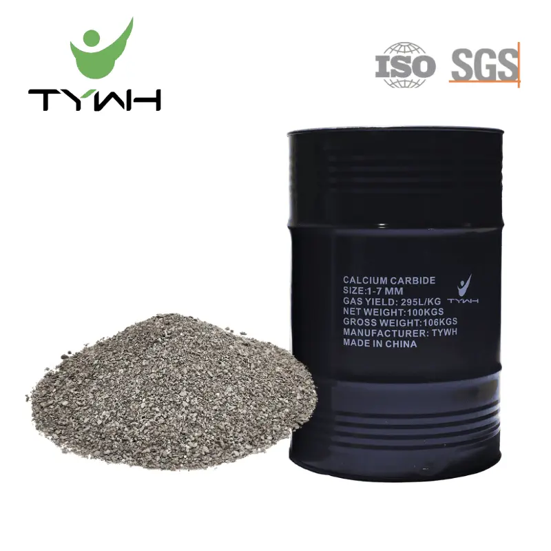 1-7mm-Calcium-Carbide-100KG-dump