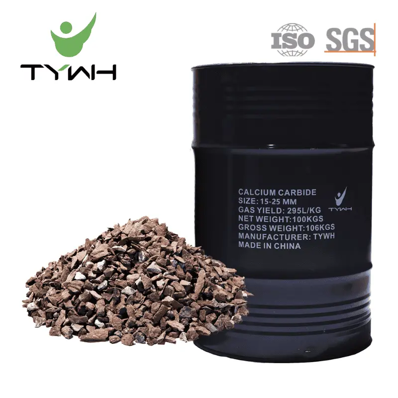 15-25 MM Calcium Carbide for Acetylene Gas Generation 100 KG/Drum | TYWH 1