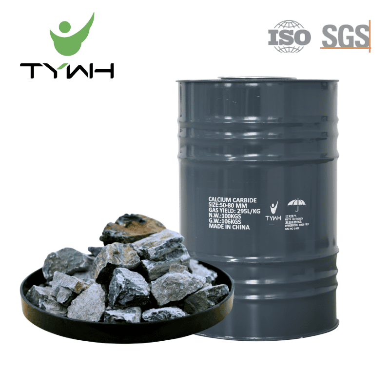 50-80mm CaC2 for Acetylene, 100kg Drum