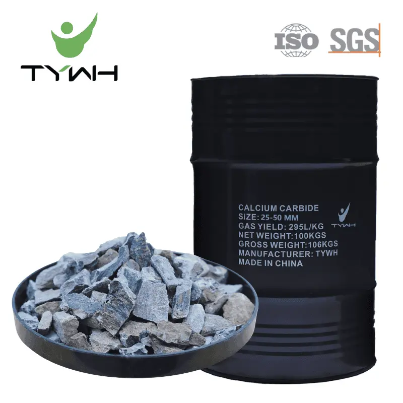 25-50 mm Calciumcarbid 100 kg Trommel