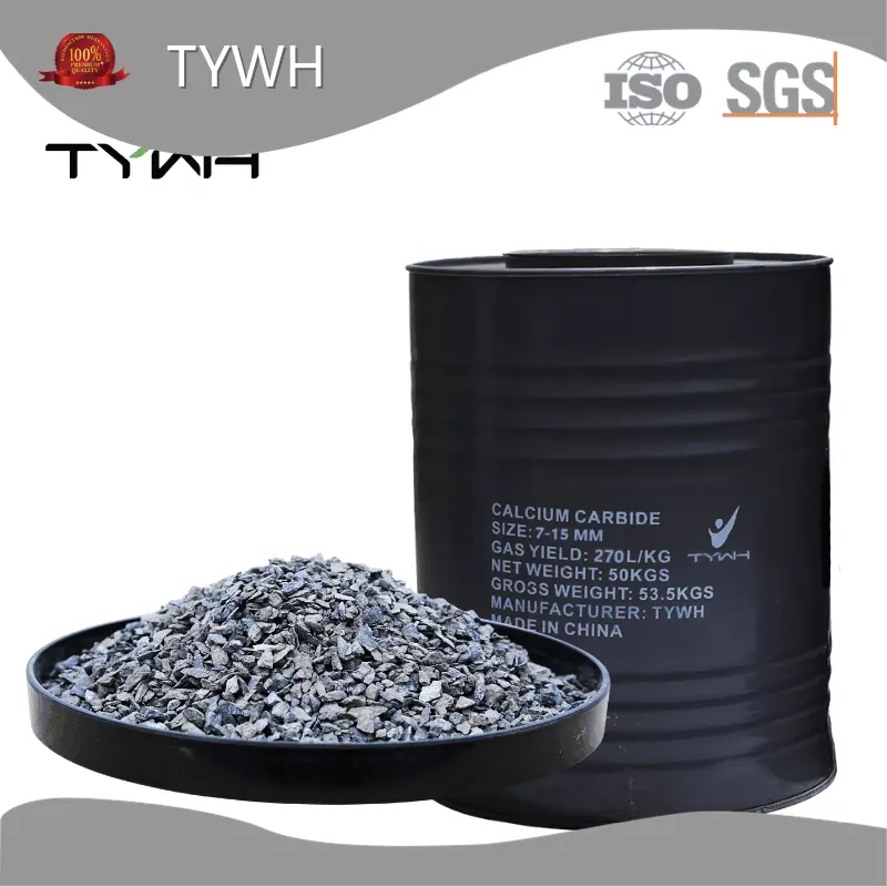 7-15mm Calcium Carbide 50kg drum