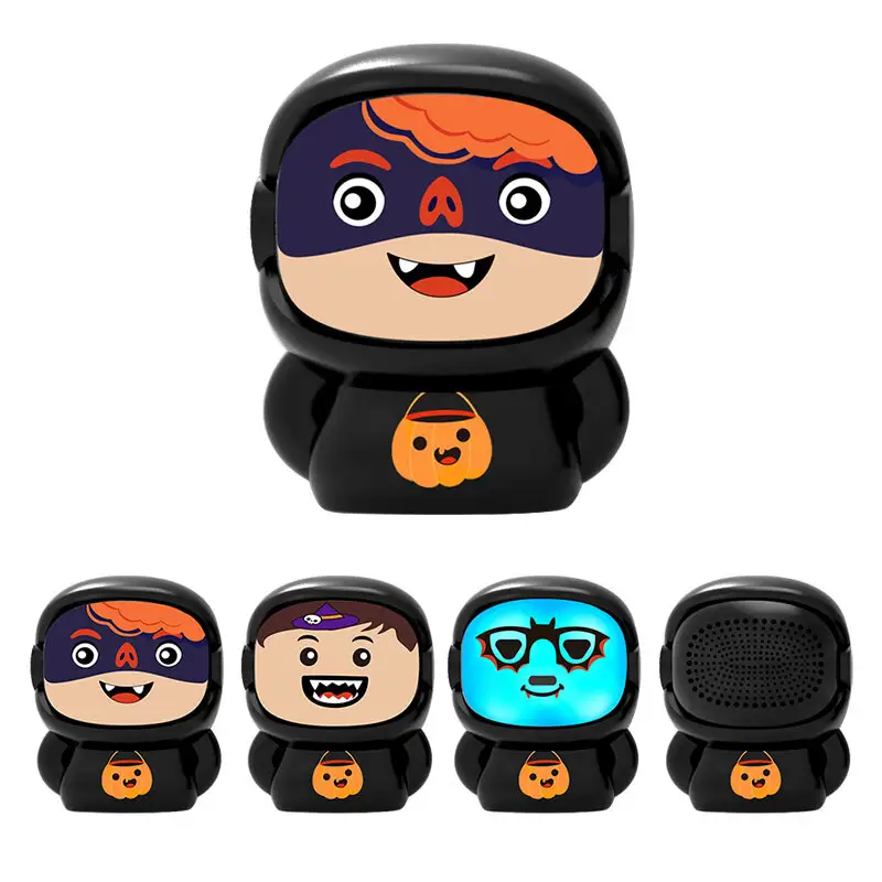 Sawolol-Face -Changing Batman RGB Light TWS Bluetooth Wireless Music Speaker-1 6