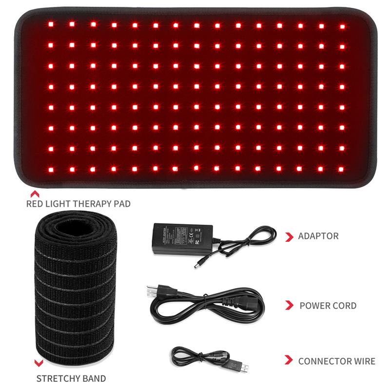 OEM ODM Anpassad Pulse Timer Infraröd LED Wraps 660NM 850NM Flexibel Red Light Therapy Wrap Bälte för smärtlindring 6