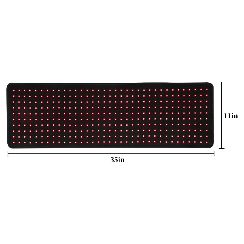 Timer încorporat centură de terapie cu lumină roșie cu puls de 10 Hz 660 nm 850 nm lungime de undă pentru ameliorarea durerii - Fără EMF 6
