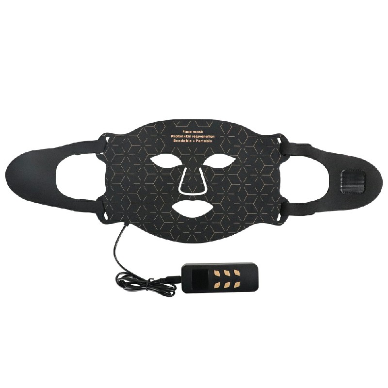 Near Infrared Red Light Therapy Mask with 4 Colors LED Light for Facial Face and Neck 3