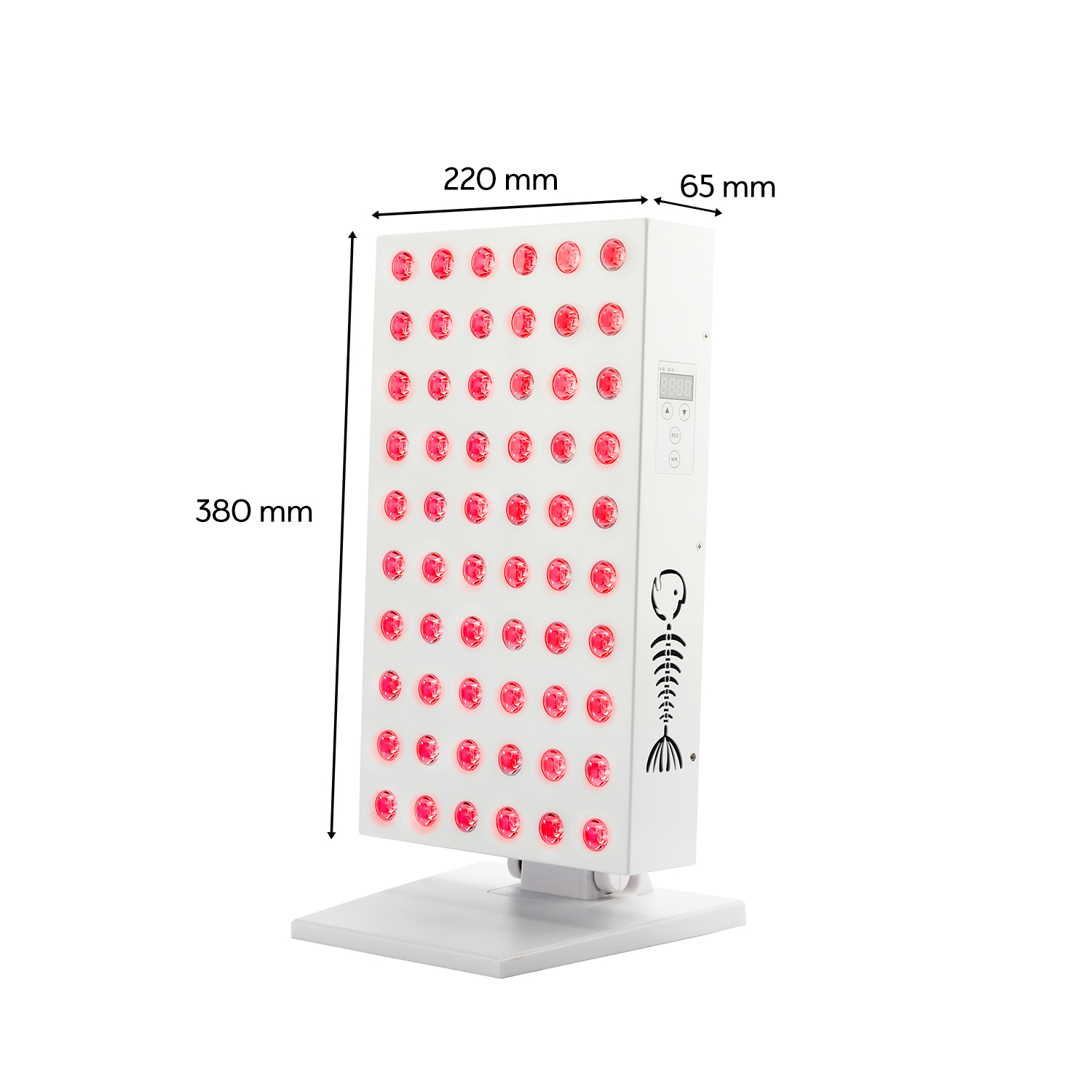 300 W LED-punainen valohoitopaneeli pöytäkäyttöön - 660nm 850nm Spectra 6