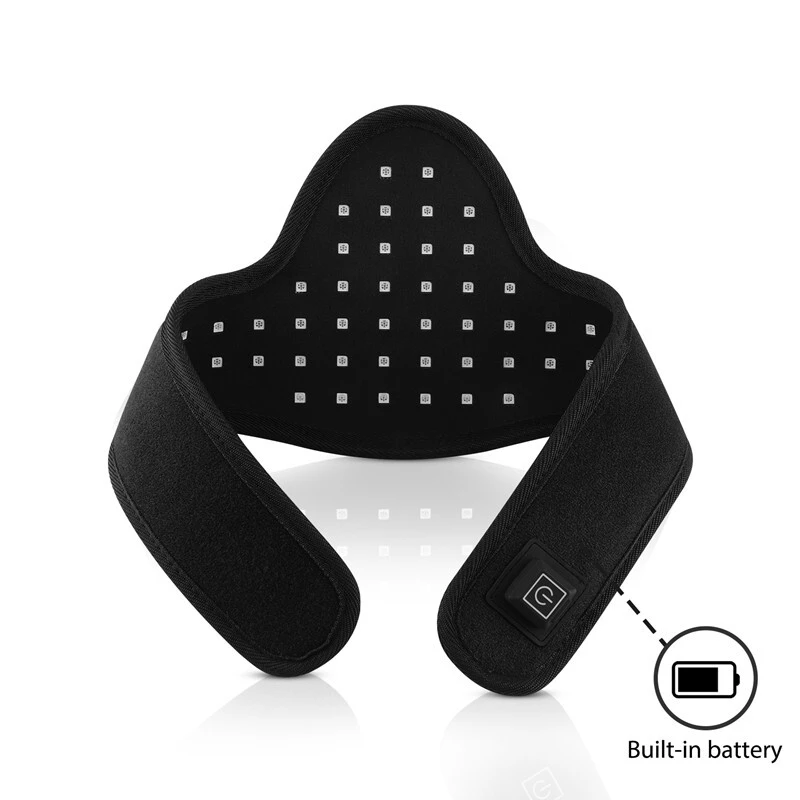 Timer încorporat centură de terapie cu lumină roșie cu puls de 10 Hz 660 nm 850 nm lungime de undă pentru ameliorarea paninului gâtului 1