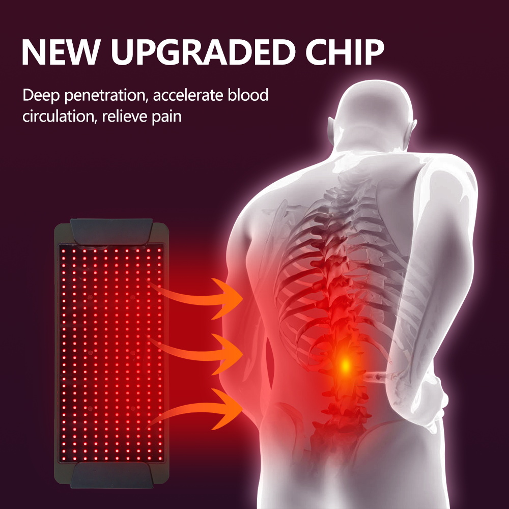Wrap de terapia de luz roja LED infrarroja con una máquina PDT de 660 nm de 850 nm para el cuidado de la piel y el alivio del dolor 4