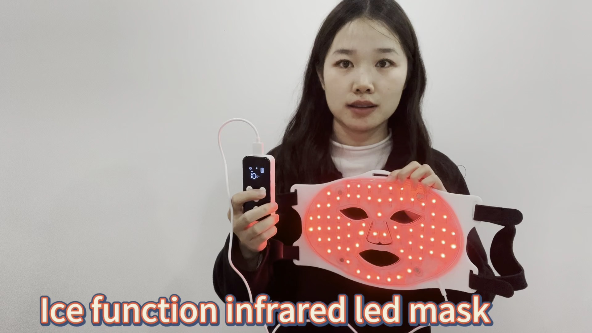 Smart Cryo-LED Facial Mask – Med-Grade Cooling & Phototherapy