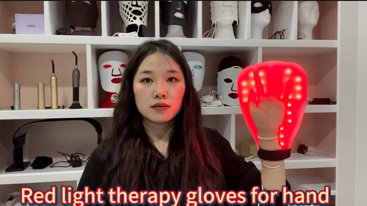 Gants de thérapie rouge