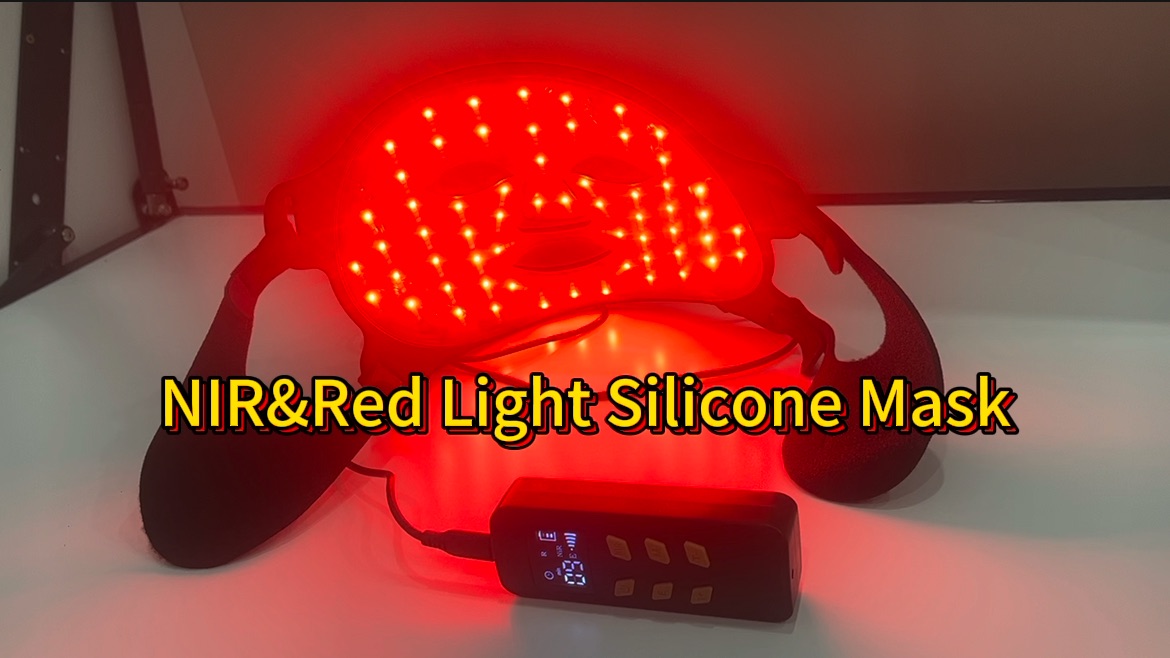 4 Wavelengths Silica LED Red Light Therapy Mask