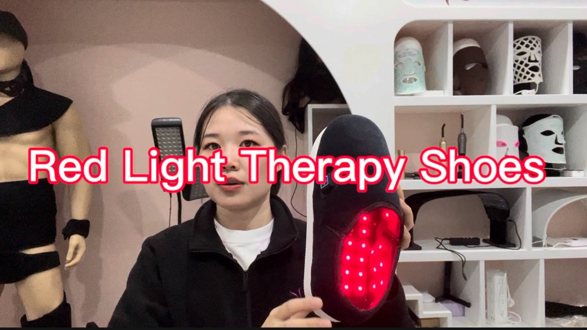 Home Use LED Red Light Therapy Shoes for Pain Relief