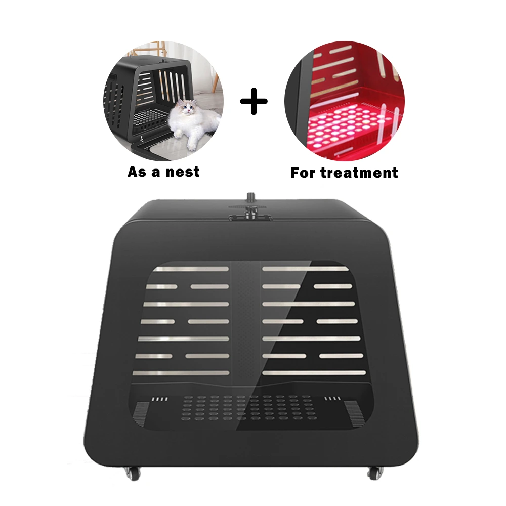 Sunglor Desain Baru 5 Spektrum 630NM, 660NM, 810NM, 830NM, 850NM Kandang Inframerah LED Terapi Cahaya Merah untuk Hewan Peliharaan 1