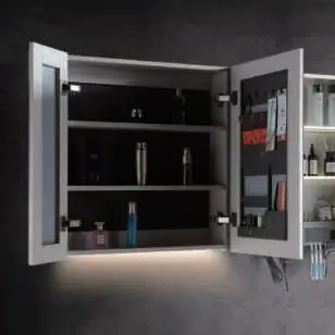 White Bathroom Cabinet by MEILAN 2