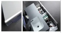 Custom Corner Bathroom Cabinet Factory 2