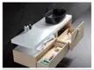 Small Black Bathroom Cabinet by MEILAN 2