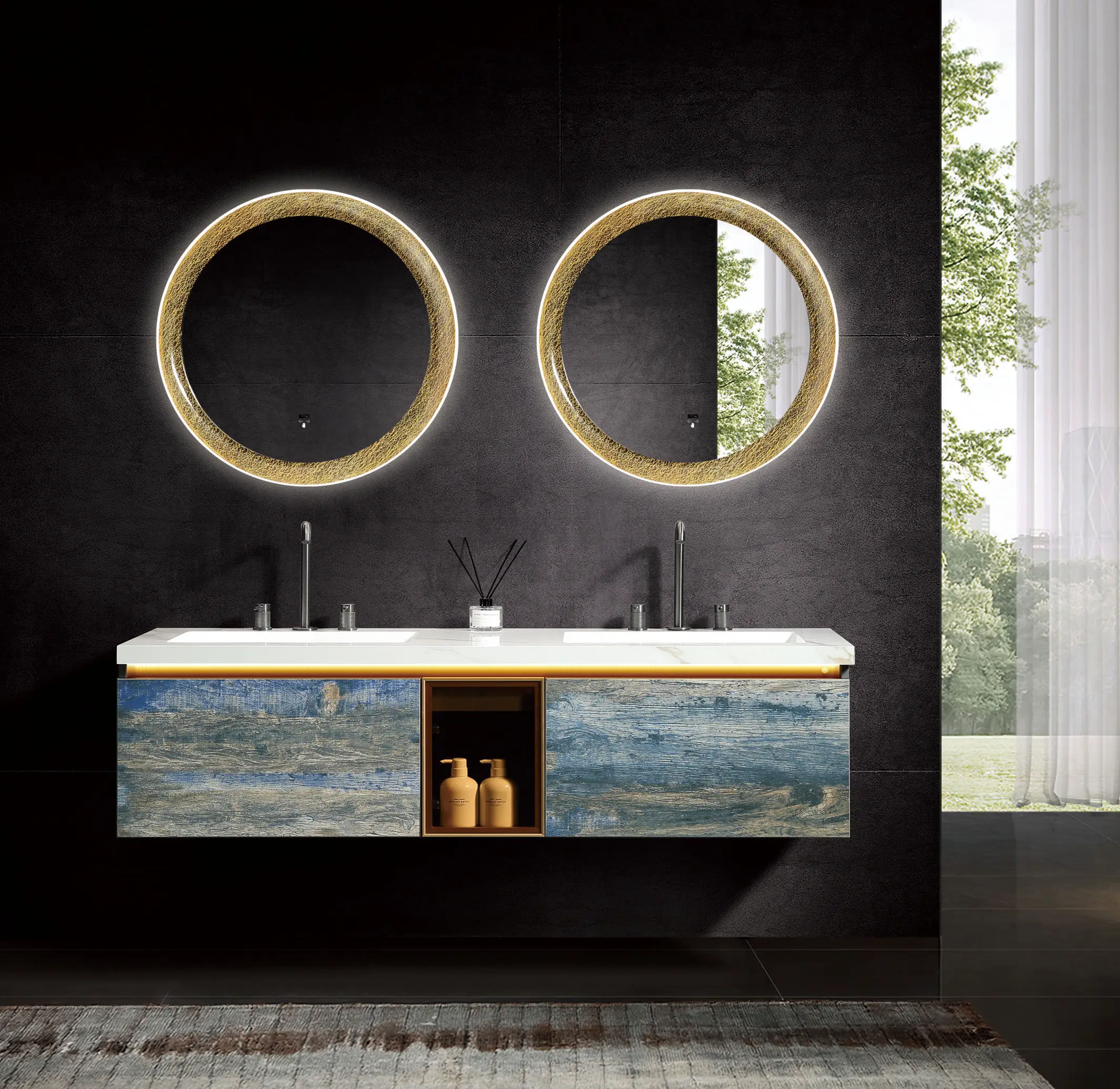 Plywood Bathroom Vanity Cabinet Wholesale - MEILAN 3