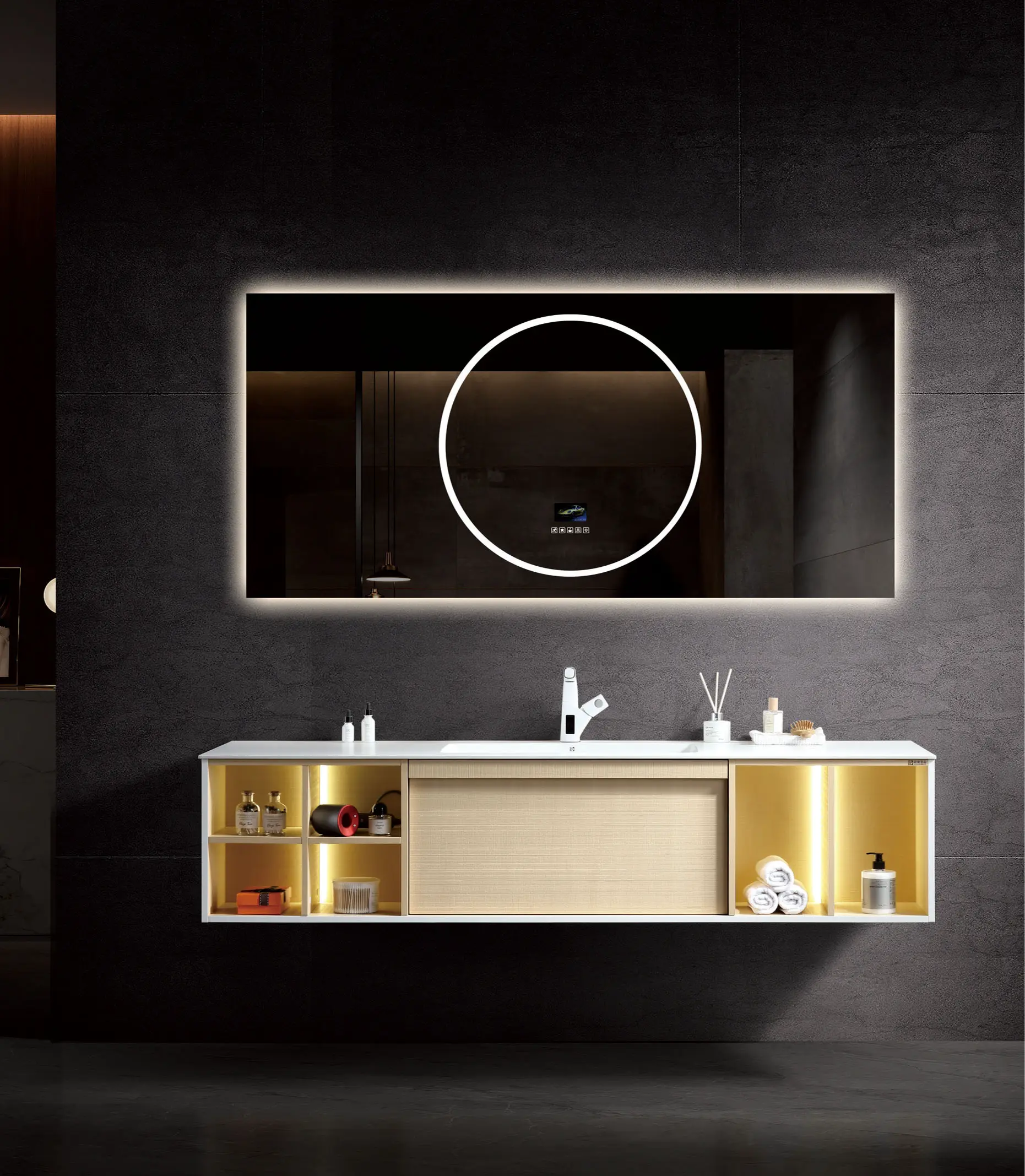 Double Bathroom Cabinet Supplier 2