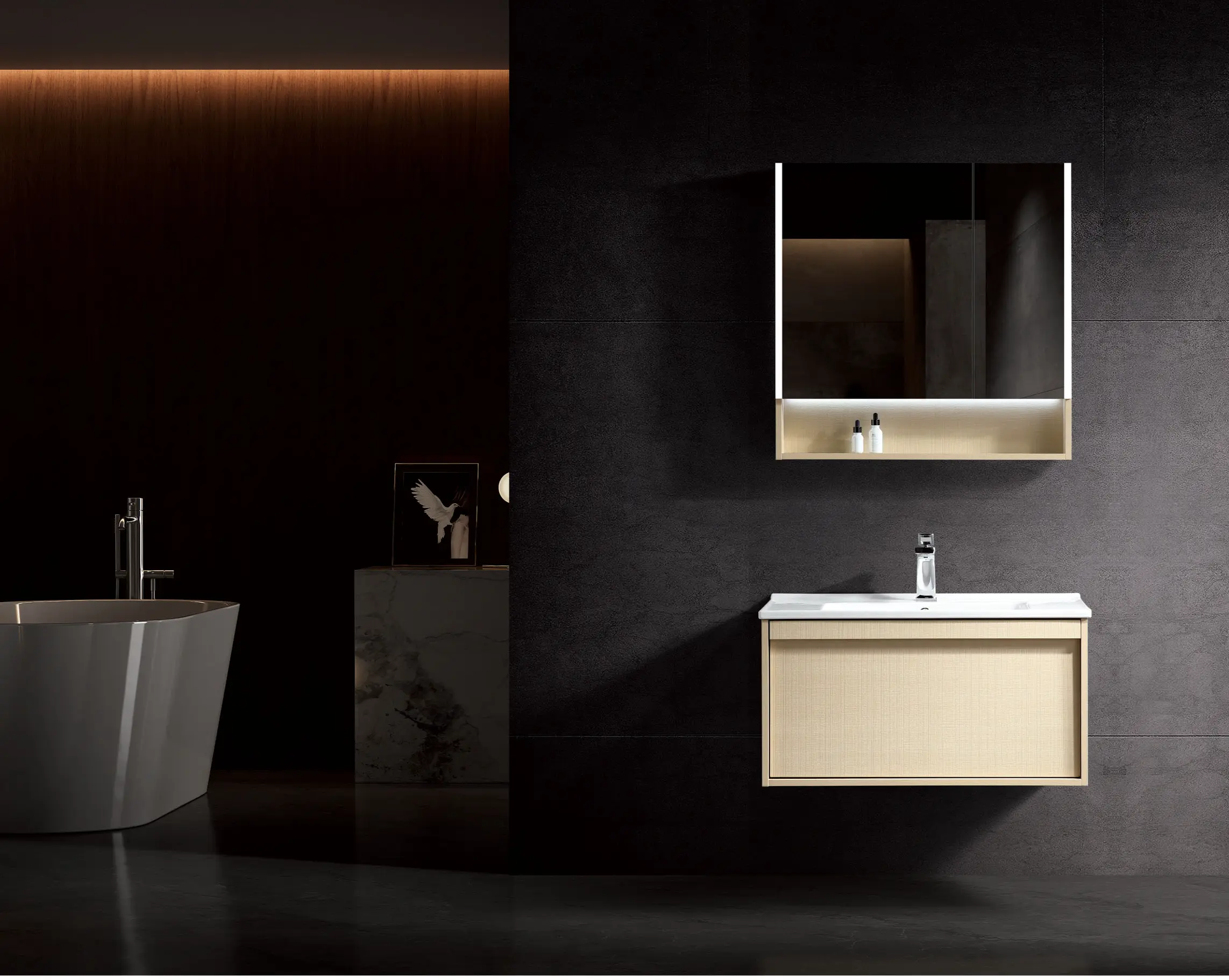 Oak Sink Vanity Unit Company 3